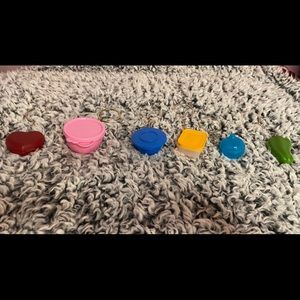 Tupperware keychains